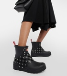 Noir Kei Ninomiya x Hunter chain-embellished rubber rain boots
