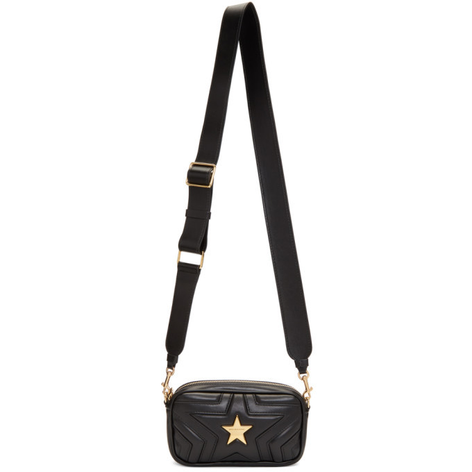 Stella McCartney Black Alter Nappa Star Bum Bag