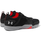 Under Armour - UA TriBase Reign 2 Mesh and Rubber Sneakers - Black