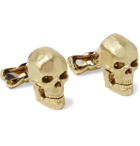 Deakin & Francis - Skull 18-Karat Gold and Diamond Cufflinks - Gold