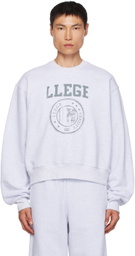 Recto Gray 'LLEGE' Sweatshirt