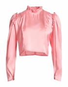 Lisa C Womens Top in Salmon pink
