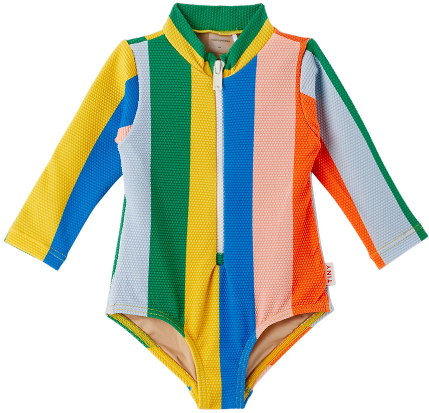 TINYCOTTONS MULTICOLOR STRIPES ONE-PIECE *multicolor* TINYCOTTONS MULTICOLOR STRIPES ONE-PIECE *multicolor*