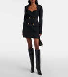Versace 85 leather knee-high boots
