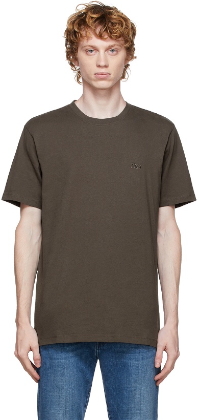Photo: Frame Brown Logo T-Shirt