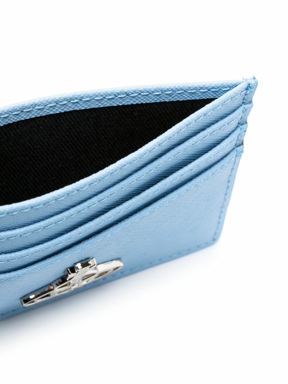 VIVIENNE WESTWOOD - Logo Leather Credit Card Case Vivienne