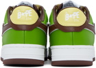 BAPE SSENSE Exclusive Green Sta Sneakers
