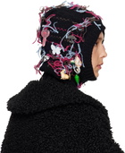 Chopova Lowena Black Washed Up Balaclava