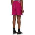 Noah NYC Pink Corduroy Drawstring Shorts