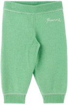 Marni Baby Green Logo Lounge Pants