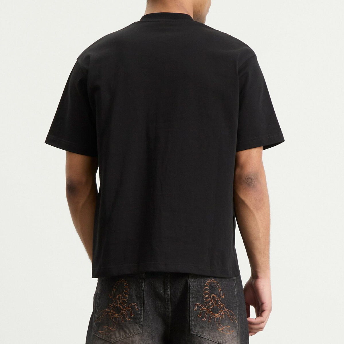 Butter Goods Men's Smashed Logo T-Shirt in Black