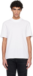 Balmain White Monogram Sponge T-shirt