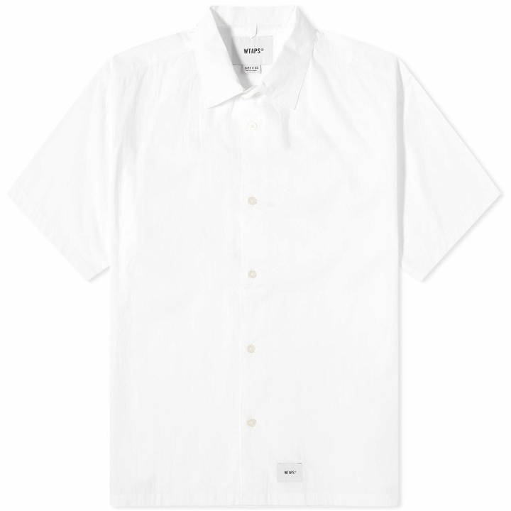 Photo: WTAPS Men's 04 Confusion Short Sleeve Back Print Shirt in White