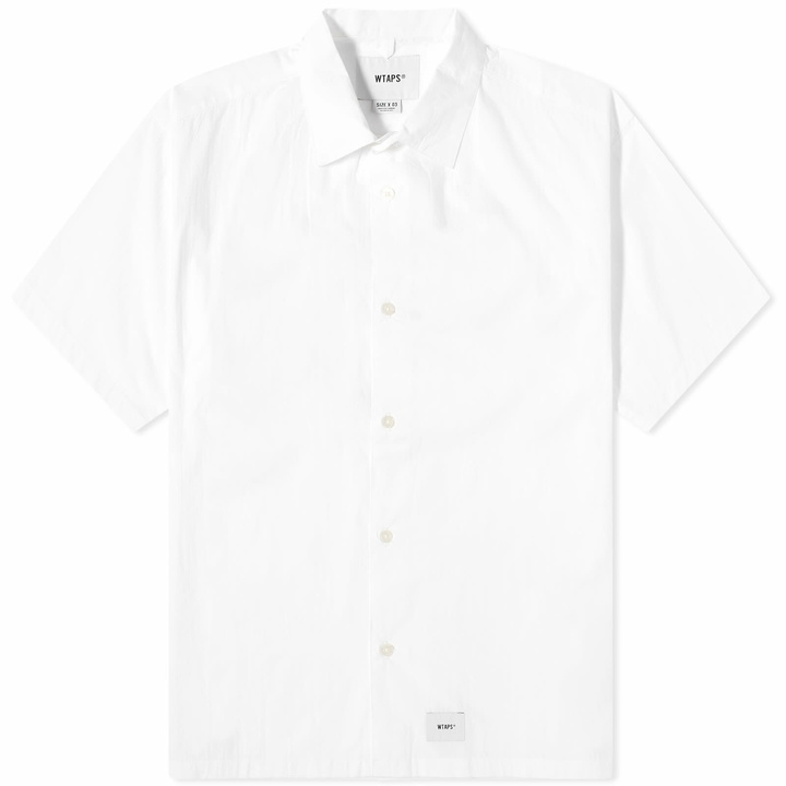 Photo: WTAPS Men's 04 Confusion Short Sleeve Back Print Shirt in White