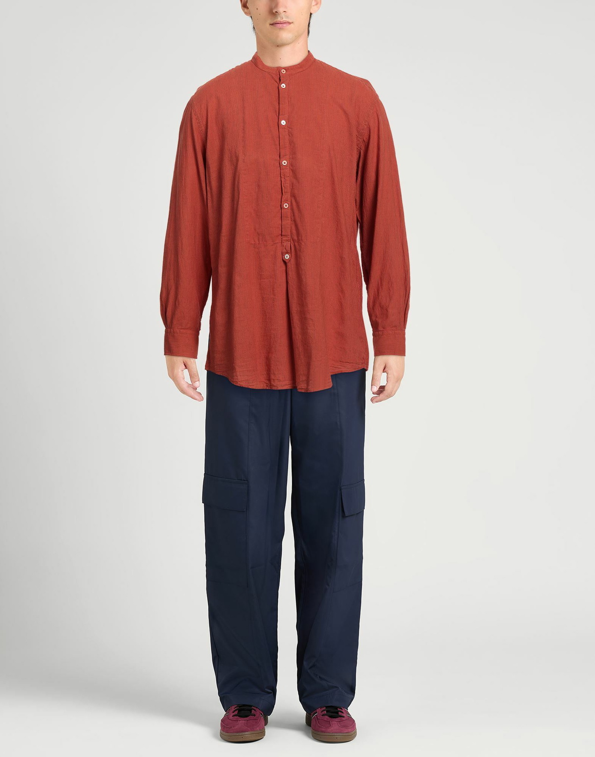 Massimo Alba Mens Shirt in Orange