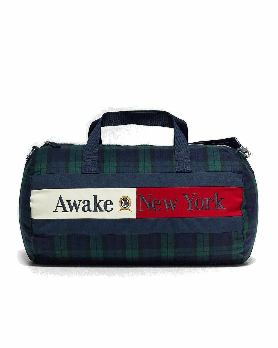 Photo: Tommy Jeans Tommy X Awake Duffle Bag Blue/Green - Mens - Bags