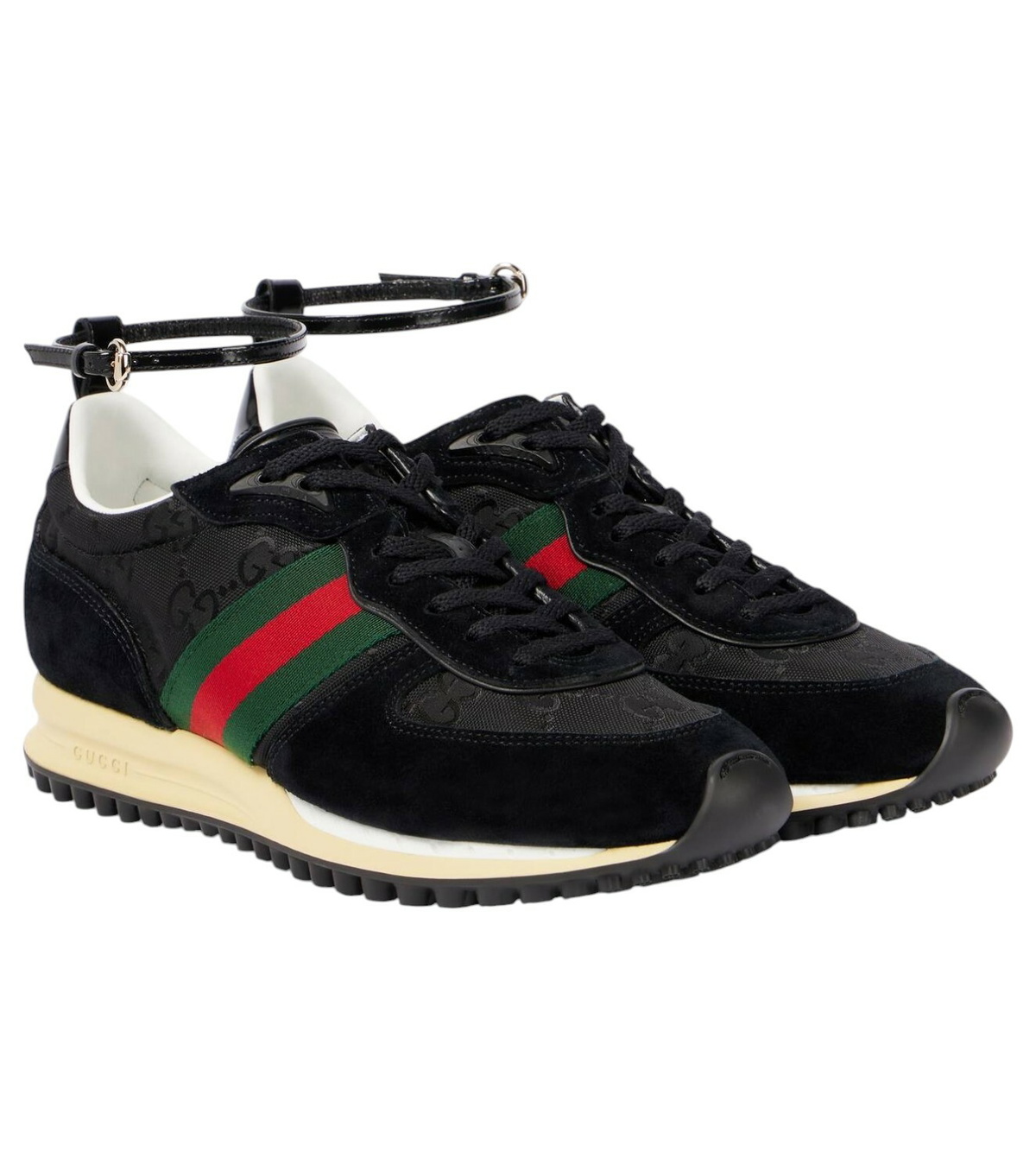 スニーカー [gucci] SNEAKERS Size 11 - Adidas x Gucci ZX 8000 Black GG Monogram for sale