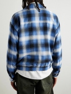 Wacko Maria - Checked Oxford Shirt Jacket - Blue