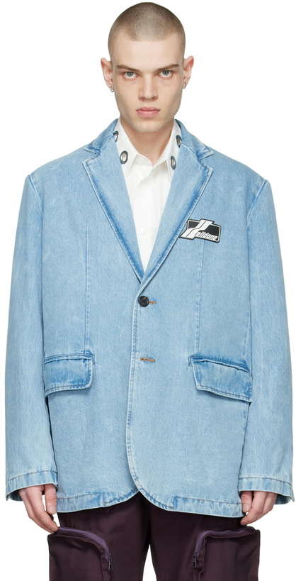 Photo: We11done Blue Denim Blazer