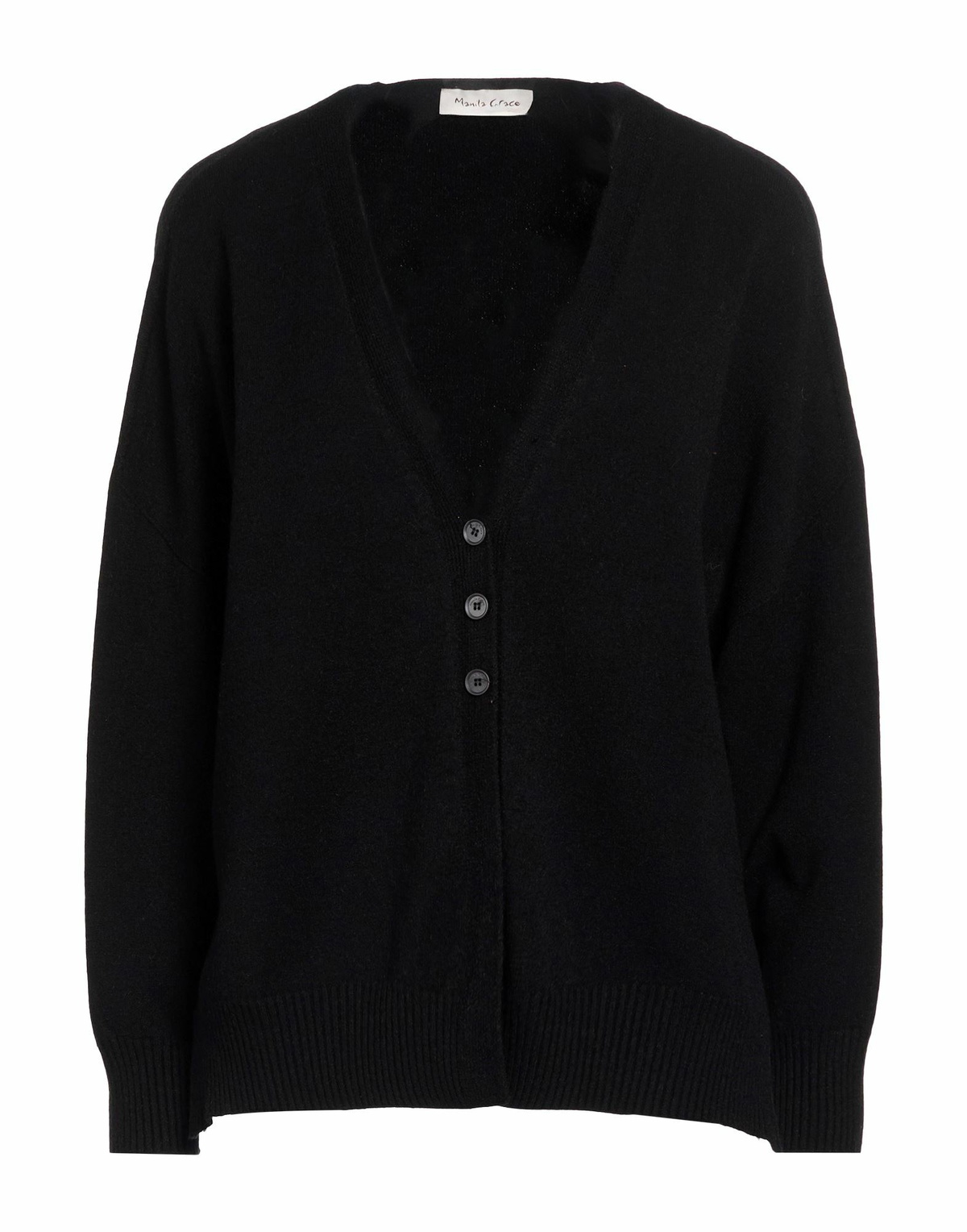 Manila Grace Womens Cardigan in Black