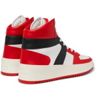Fear of God - Basketball Panelled Leather High-Top Sneakers - Men - Red