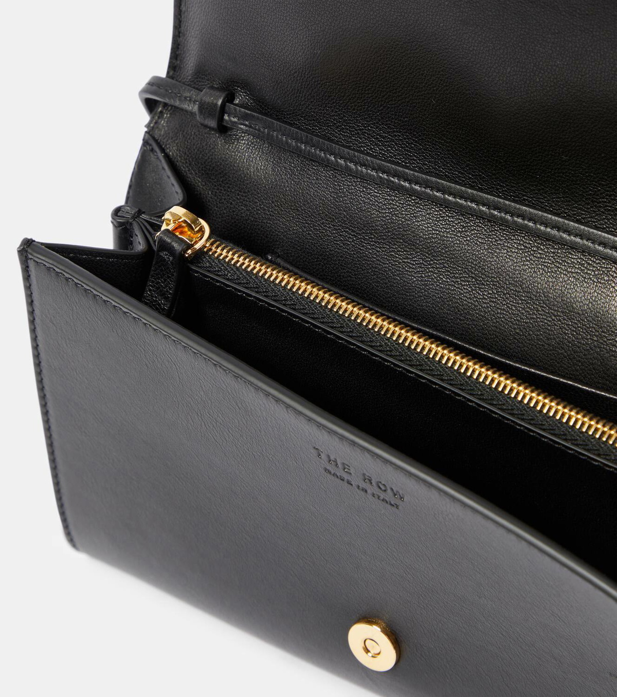 The Row Envelope leather crossbody bag The Row