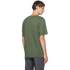 Dries Van Noten Green Round Collar T-Shirt