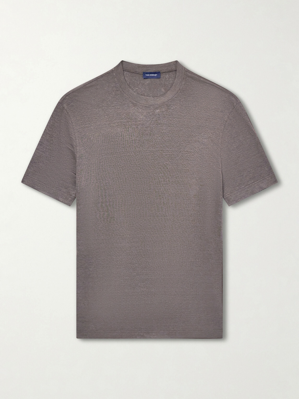Thom Sweeney - Linen-Blend T-Shirt - Brown
