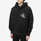 Calvin Klein Men's Monologo Oversized Hoody in Ck Black