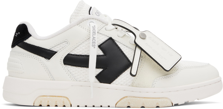 Photo: Off-White White Slim 'Out Of Office' Sneakers