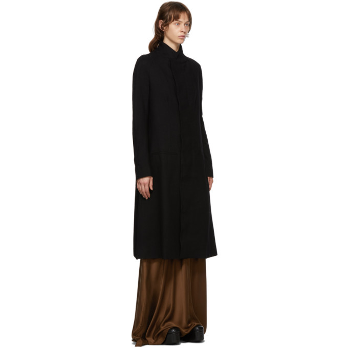 Haider Ackermann Black Wool Proud Coat