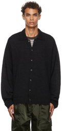 Our Legacy SSENSE Exclusive Black Fuzzy Alpaca Evening Sweater