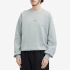Han Kjobenhavn Men's SILENCE Crew Sweatshirt in Steel Grey