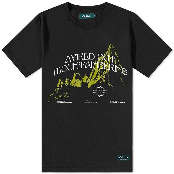 Photo: Afield Out Men's Grove T-Shirt in Black