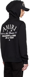 AMIRI Black Embroidered Hoodie