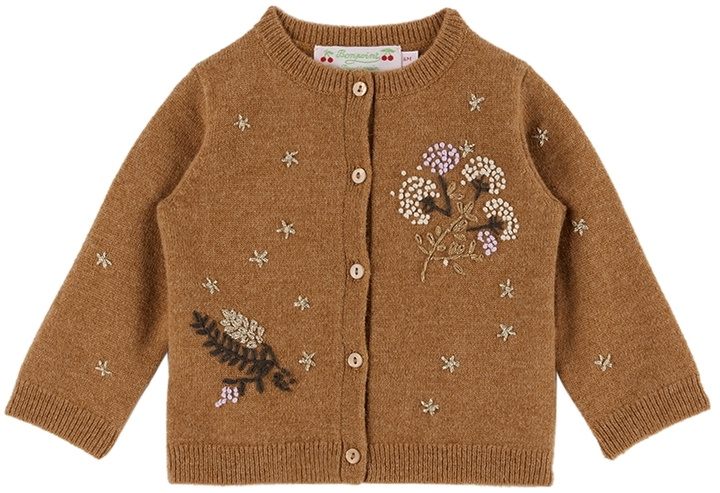 Photo: Bonpoint Baby Brown Toesie Cardigan