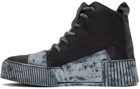 Boris Bidjan Saberi Black High Bamba 1.1 Sneakers