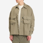 DAIWA Men's Tech Sports Open Collar Shirt in Wolf Grey