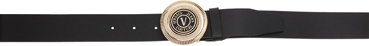 Photo: Versace Jeans Couture Black Enameled Belt