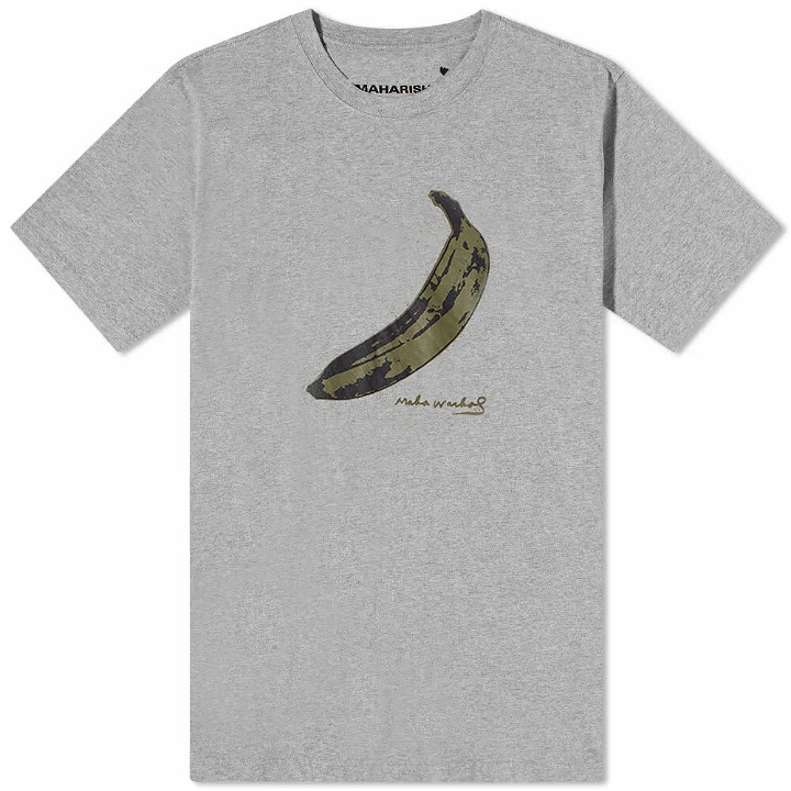 Photo: Maharishi Men's Warhol Banana T-Shirt in Grey Marl