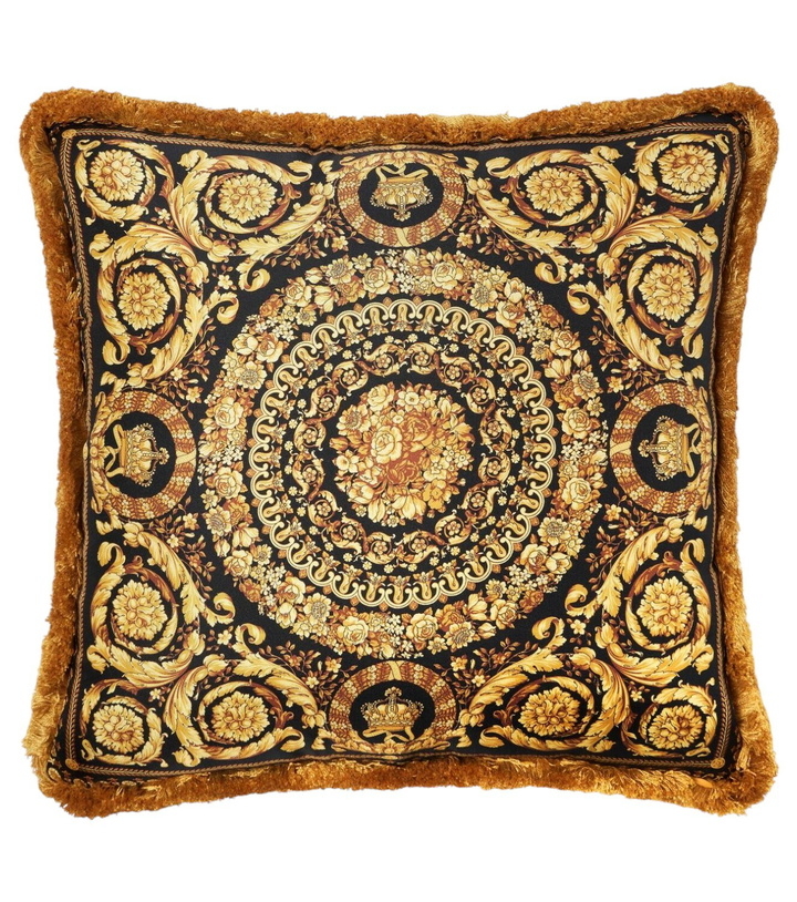 Photo: Versace Home Barocco silk cushion