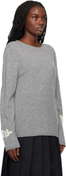 Comme des Garçons Shirt Gray 'Strong Will' Sweater