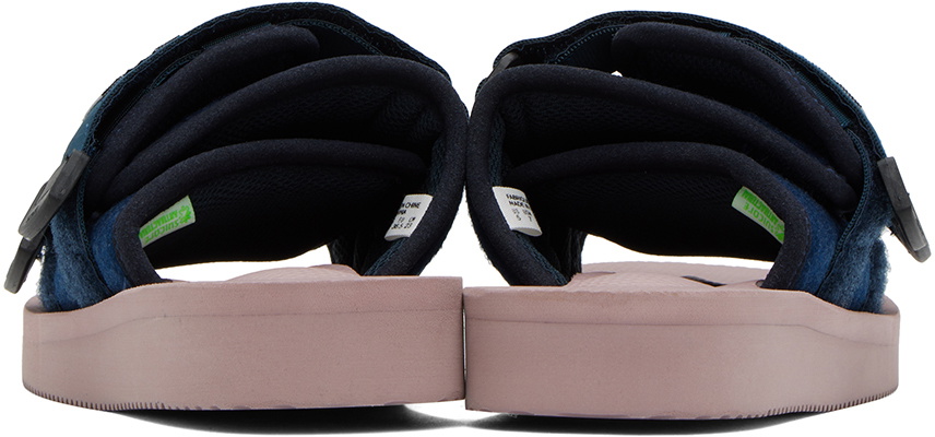 Suicoke Blue & Pink MOTO-FEab Sandals Suicoke