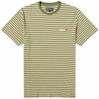 Barbour Men's Bilting Stripe T-Shirt in Burnt Olive