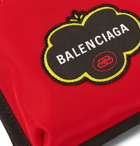Balenciaga - Explorer Logo-Appliquéd Canvas Messenger Bag - Red