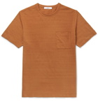 Mr P. - Piece-Dyed Slub Cotton T-Shirt - Brown