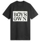 Boys Own Men's Boy’S Own Classic Box Logo T Shirt in Black