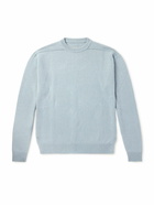 Rick Owens - Boiled Cashmere and Wool-Blend Sweater - Blue