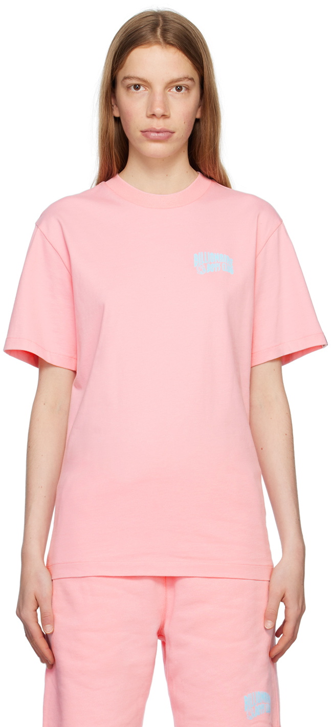 Billionaire Boys Club Pink Small Arch Logo T-Shirt