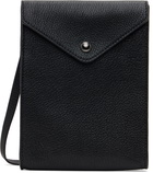 LEMAIRE Black Enveloppe Strap Pouch